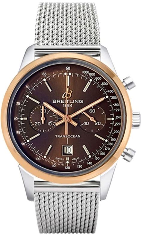 Breitling Transocean Chronograph 38 Bracelet Stainless Steel